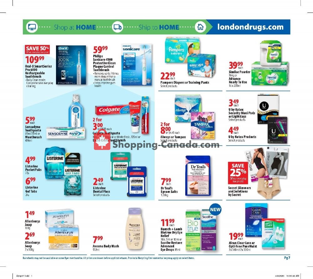 London Drugs flyer from Friday April 24, 2020 to Wednesday April 29, 2020 - page 7