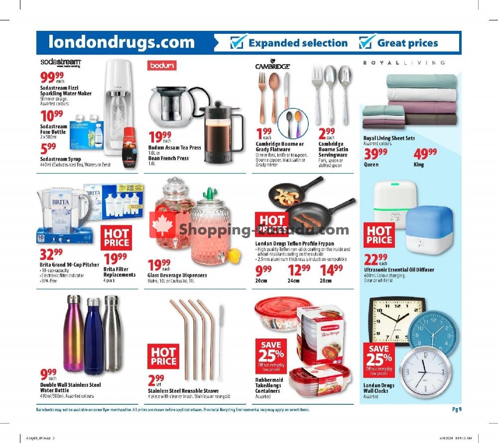London Drugs flyer from Friday April 24, 2020 to Wednesday April 29, 2020 - page 9