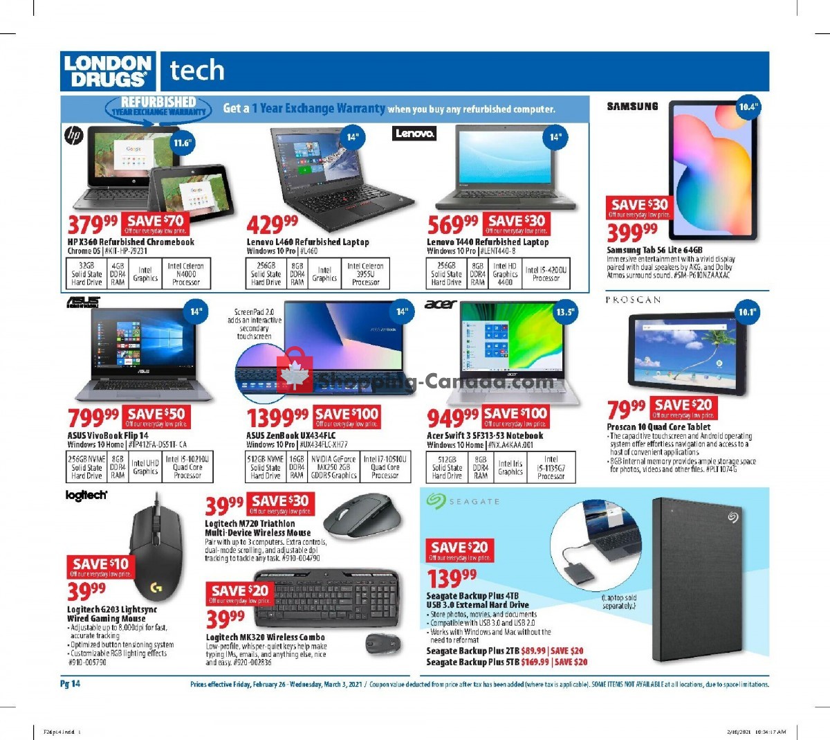 London Drugs flyer from Friday February 26, 2021 to Wednesday March 3, 2021 - page 16