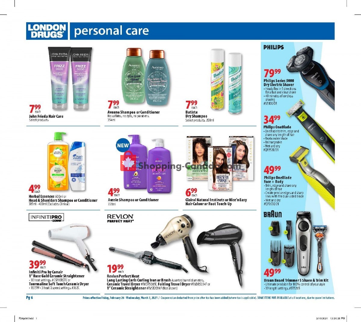 London Drugs flyer from Friday February 26, 2021 to Wednesday March 3, 2021 - page 7