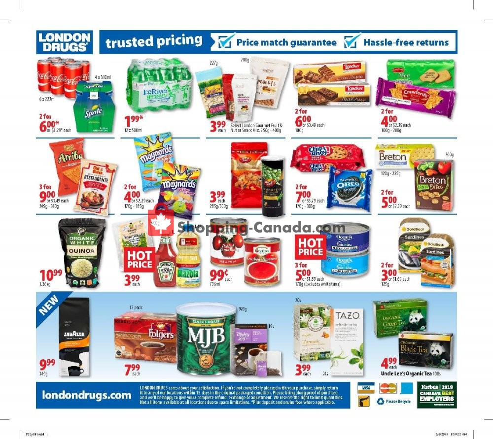 London Drugs flyer from Friday February 22, 2019 to Wednesday February 27, 2019 - page 10
