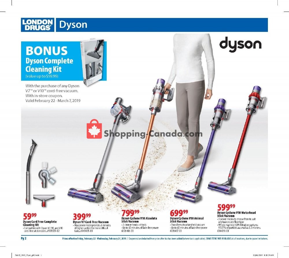 London Drugs flyer from Friday February 22, 2019 to Wednesday February 27, 2019 - page 2