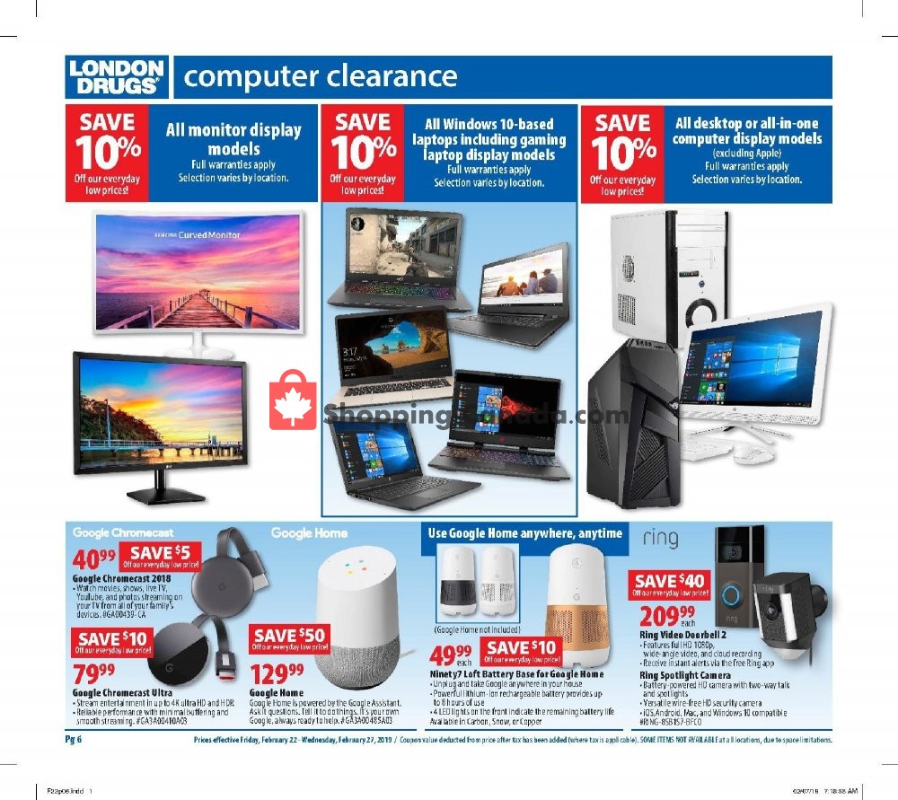 London Drugs flyer from Friday February 22, 2019 to Wednesday February 27, 2019 - page 7