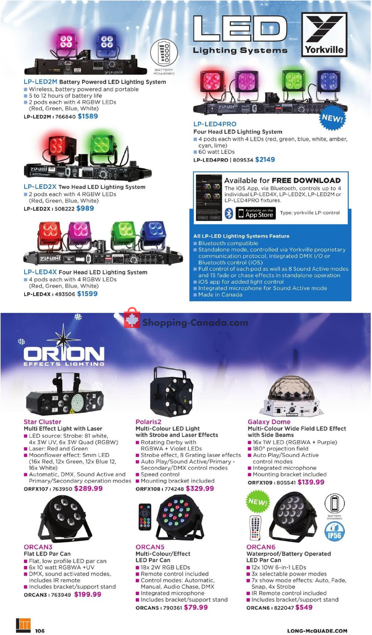 Long & McQuade flyer from Wednesday October 1, 2025 to Friday July 31, 2026 - page 106