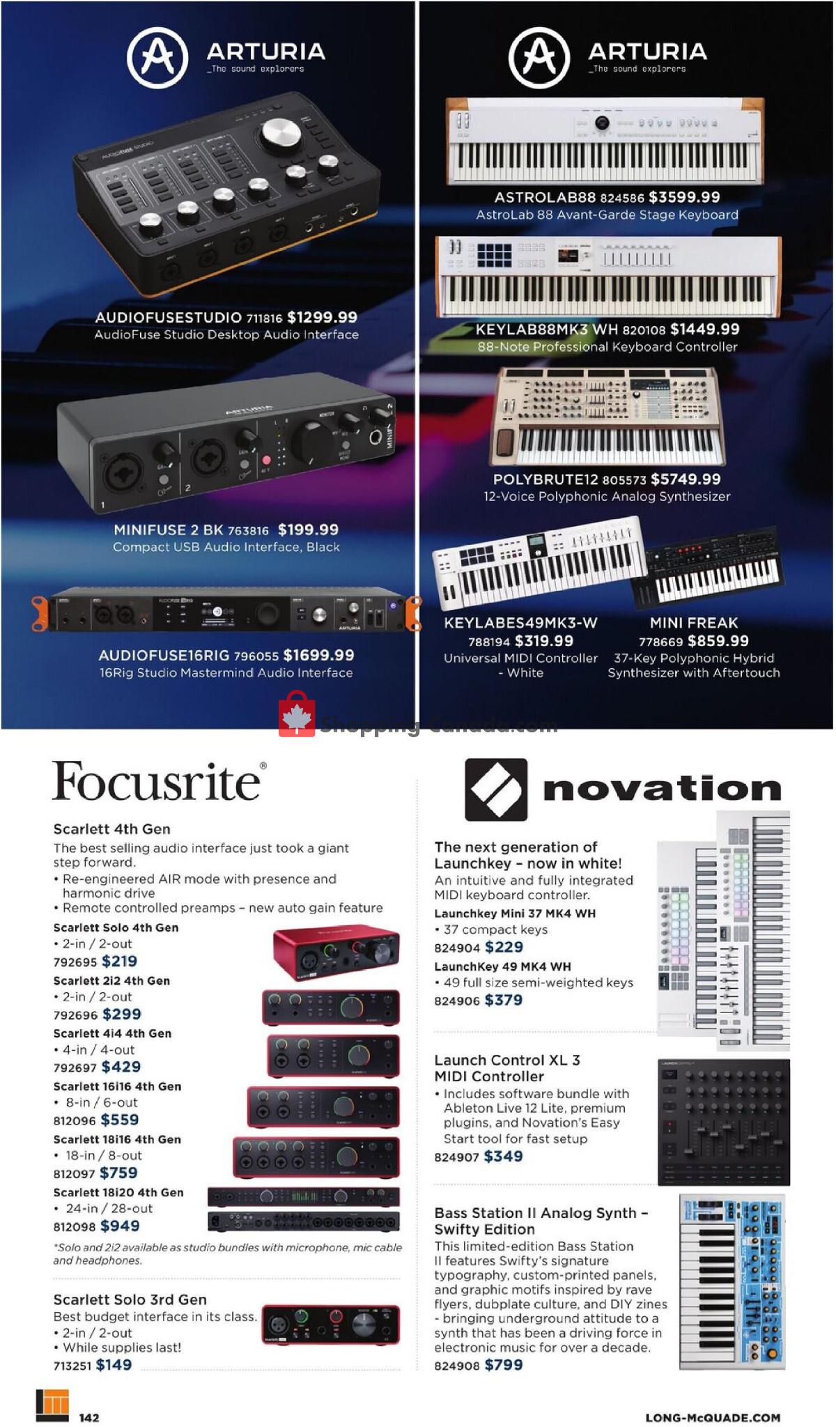 Long & McQuade flyer from Wednesday October 1, 2025 to Friday July 31, 2026 - page 142