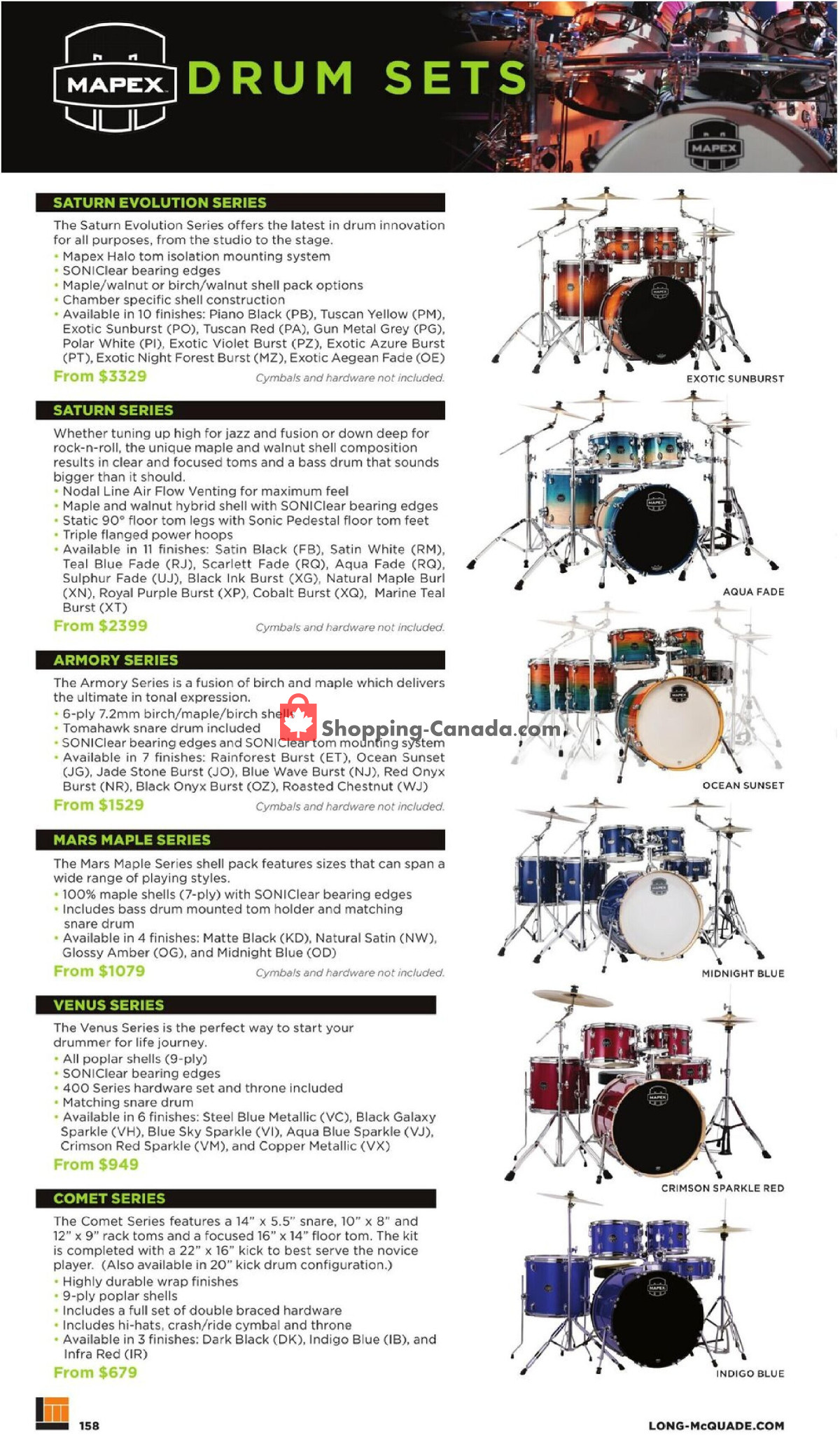 Long & McQuade flyer from Wednesday October 1, 2025 to Friday July 31, 2026 - page 158