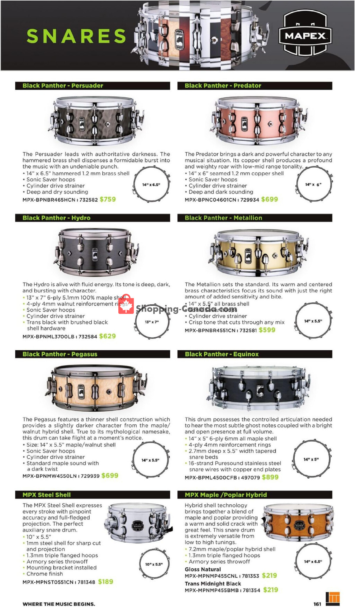 Long & McQuade flyer from Wednesday October 1, 2025 to Friday July 31, 2026 - page 161