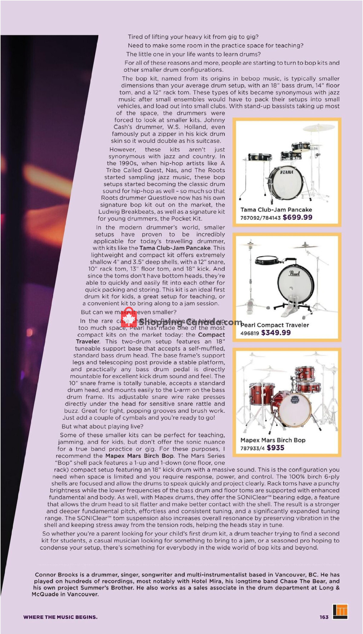 Long & McQuade flyer from Wednesday October 1, 2025 to Friday July 31, 2026 - page 163