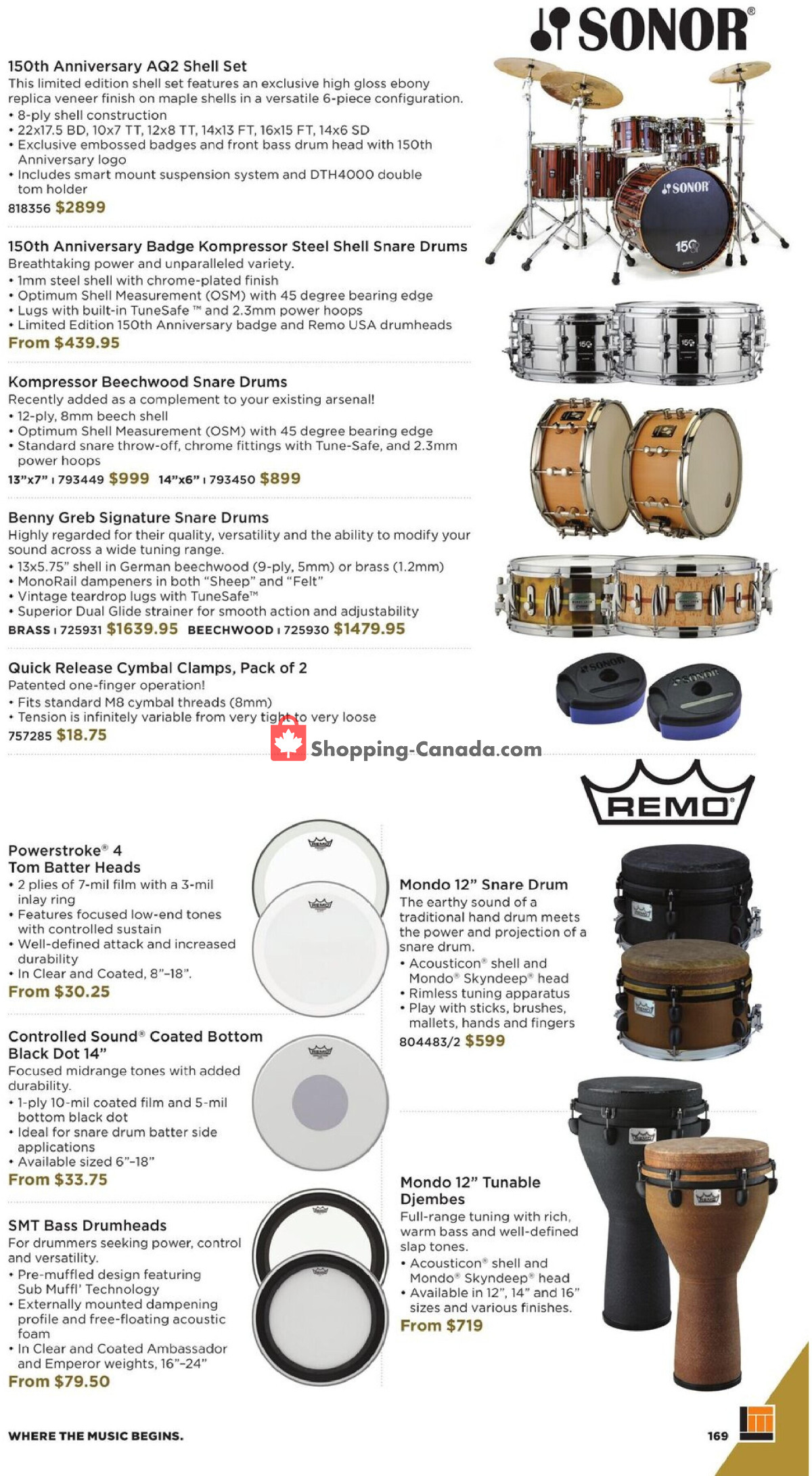 Long & McQuade flyer from Wednesday October 1, 2025 to Friday July 31, 2026 - page 169