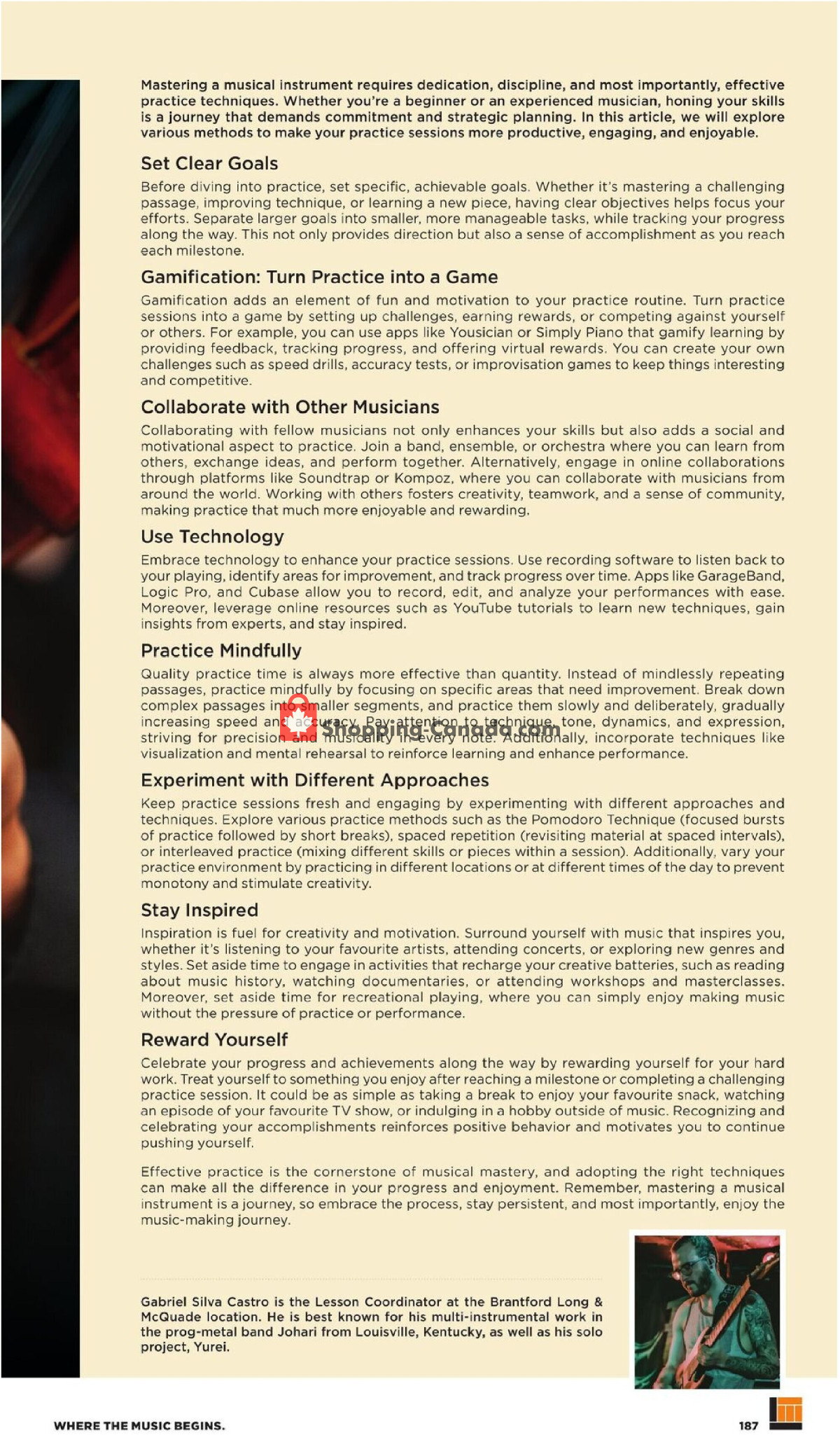 Long & McQuade flyer from Wednesday October 1, 2025 to Friday July 31, 2026 - page 187