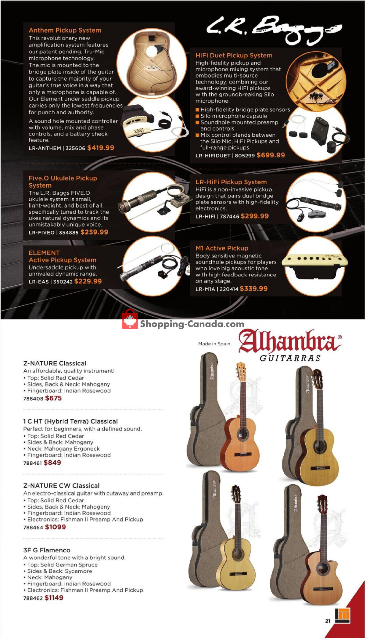 Long & McQuade flyer from Wednesday October 1, 2025 to Friday July 31, 2026 - page 21