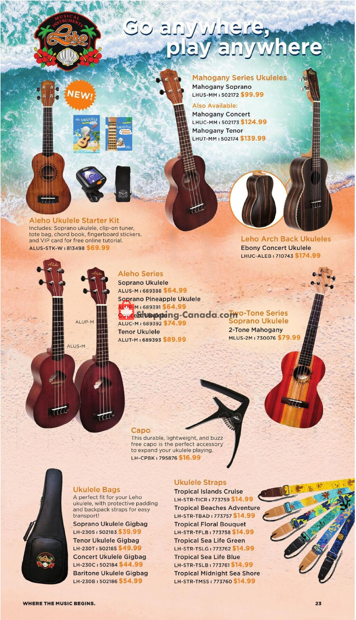Long & McQuade flyer from Wednesday October 1, 2025 to Friday July 31, 2026 - page 23