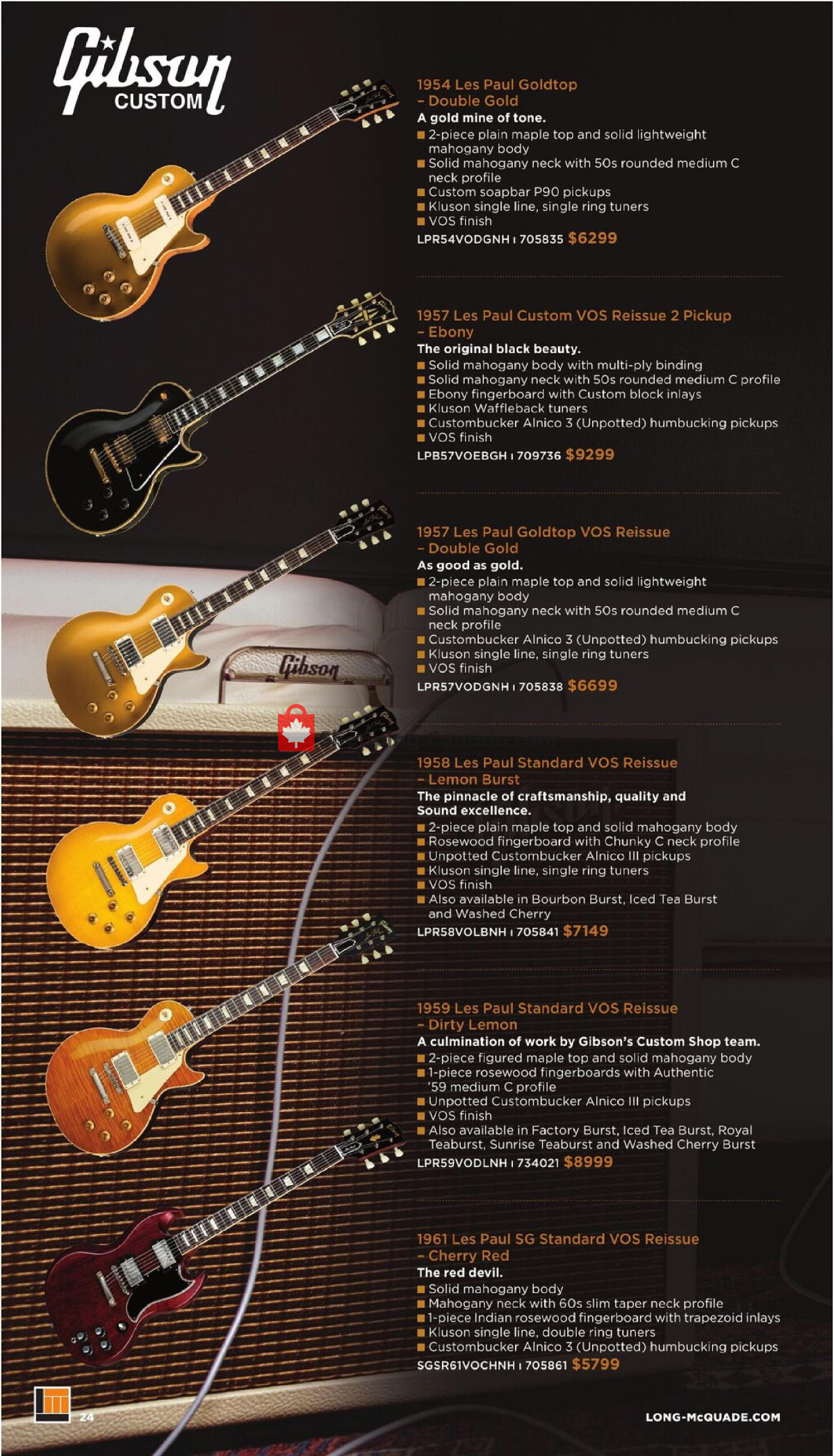 Long & McQuade flyer from Wednesday October 1, 2025 to Friday July 31, 2026 - page 24