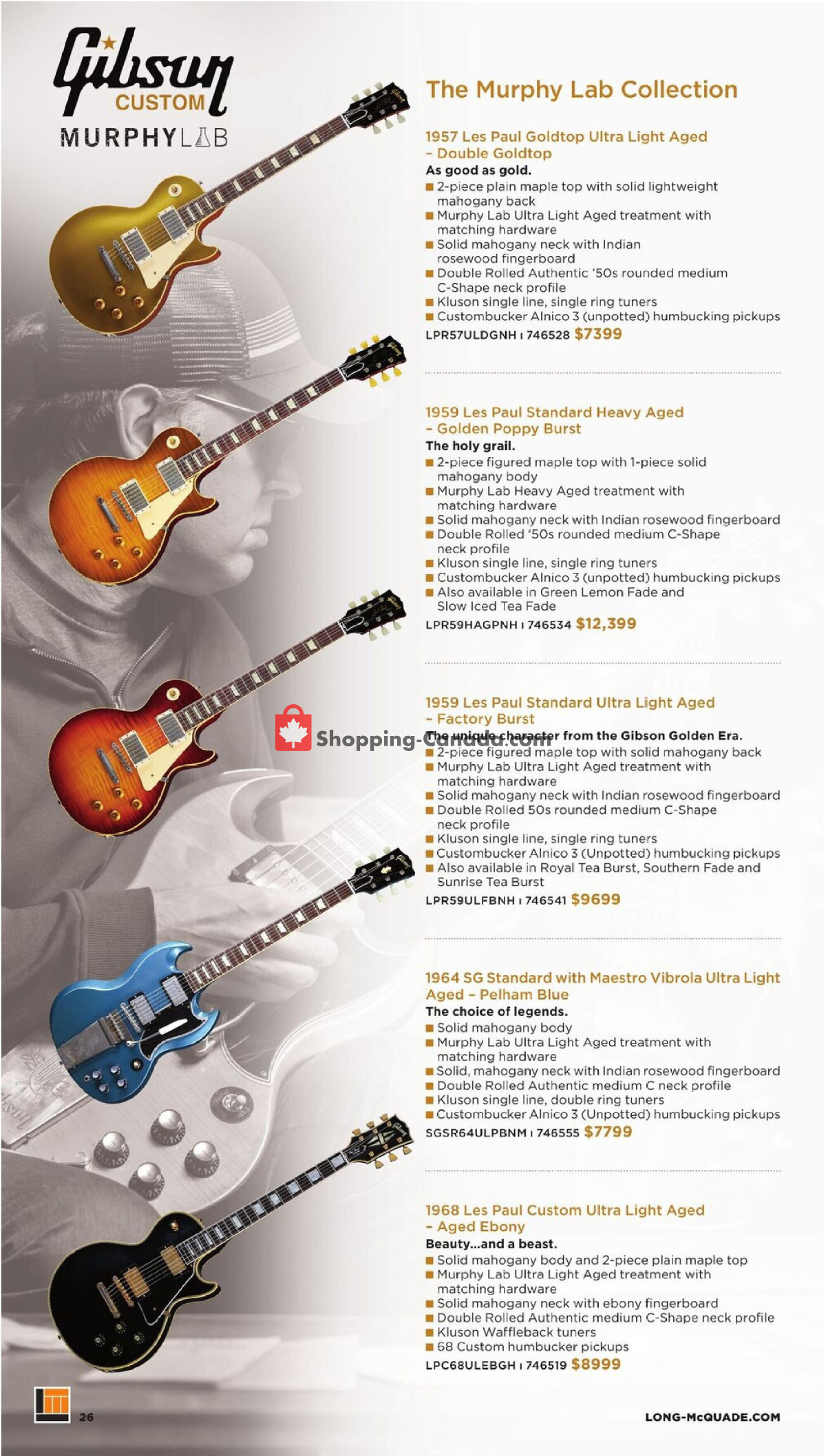 Long & McQuade flyer from Wednesday October 1, 2025 to Friday July 31, 2026 - page 26
