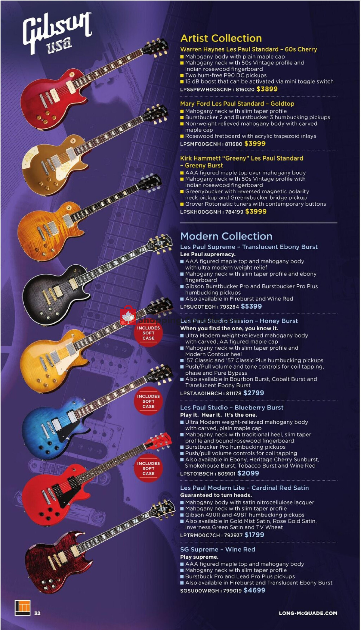 Long & McQuade flyer from Wednesday October 1, 2025 to Friday July 31, 2026 - page 32