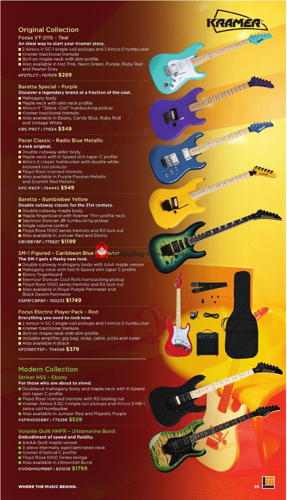 Long & McQuade flyer from Wednesday October 1, 2025 to Friday July 31, 2026 - page 39