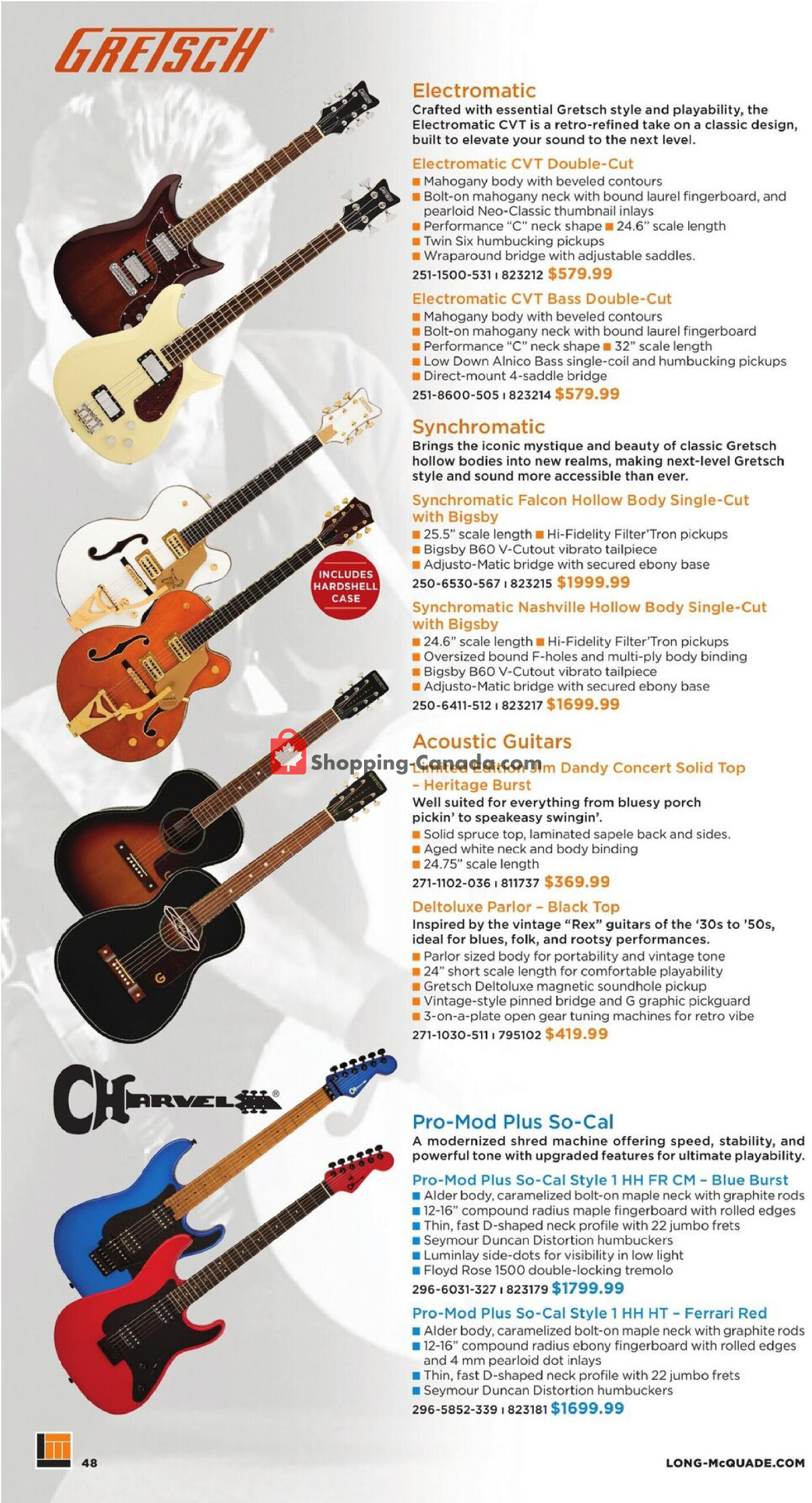 Long & McQuade flyer from Wednesday October 1, 2025 to Friday July 31, 2026 - page 48