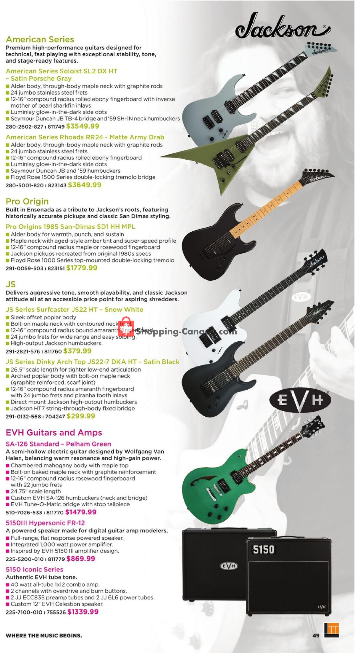 Long & McQuade flyer from Wednesday October 1, 2025 to Friday July 31, 2026 - page 49