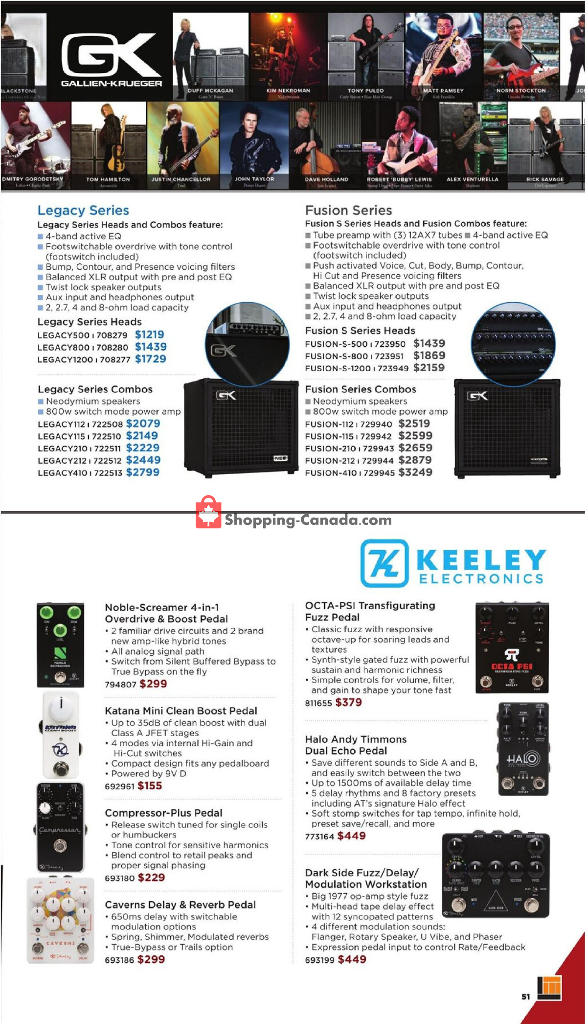 Long & McQuade flyer from Wednesday October 1, 2025 to Friday July 31, 2026 - page 51