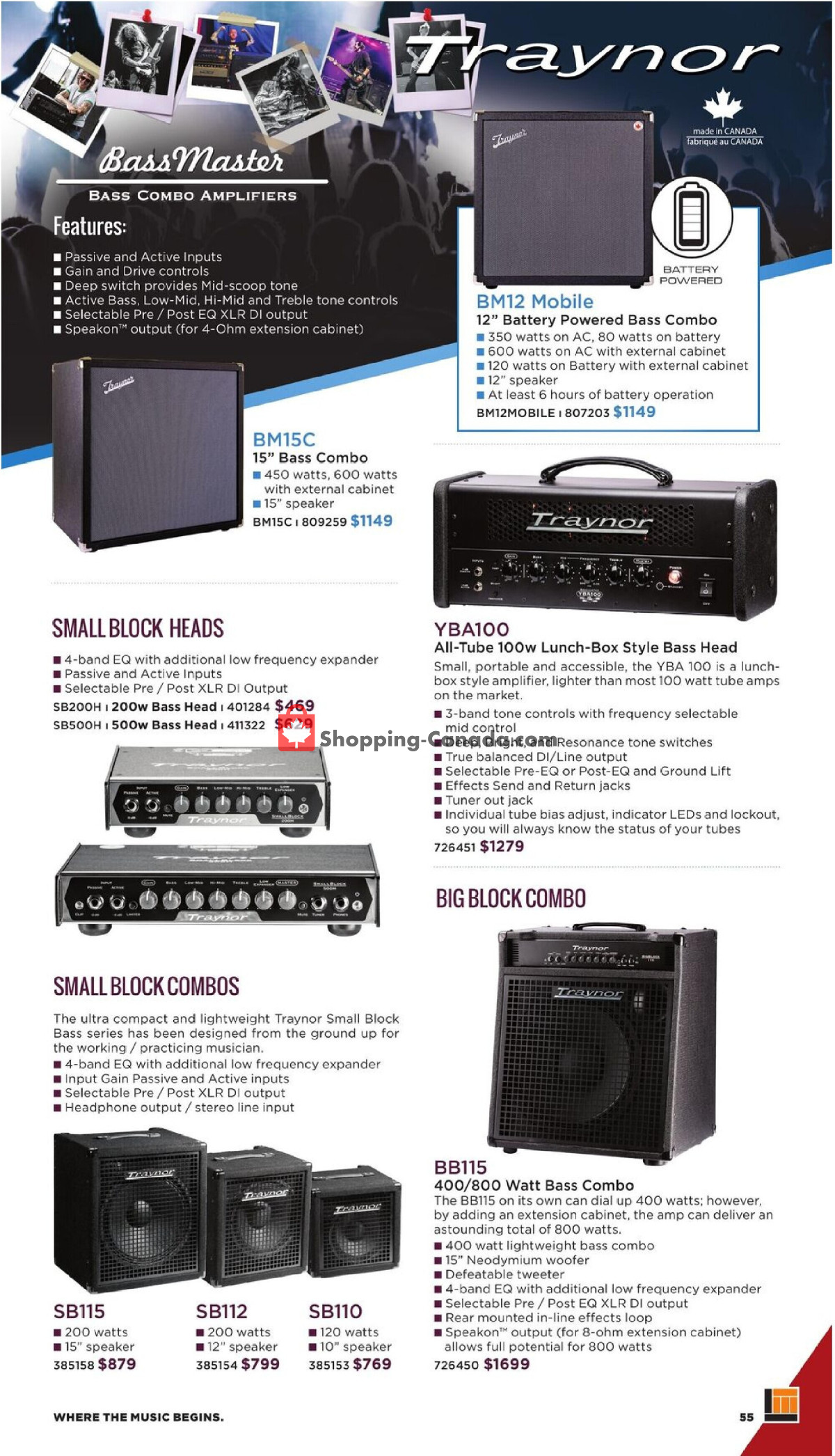 Long & McQuade flyer from Wednesday October 1, 2025 to Friday July 31, 2026 - page 55
