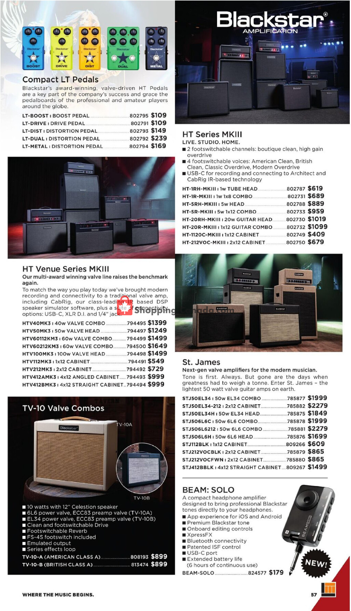 Long & McQuade flyer from Wednesday October 1, 2025 to Friday July 31, 2026 - page 57