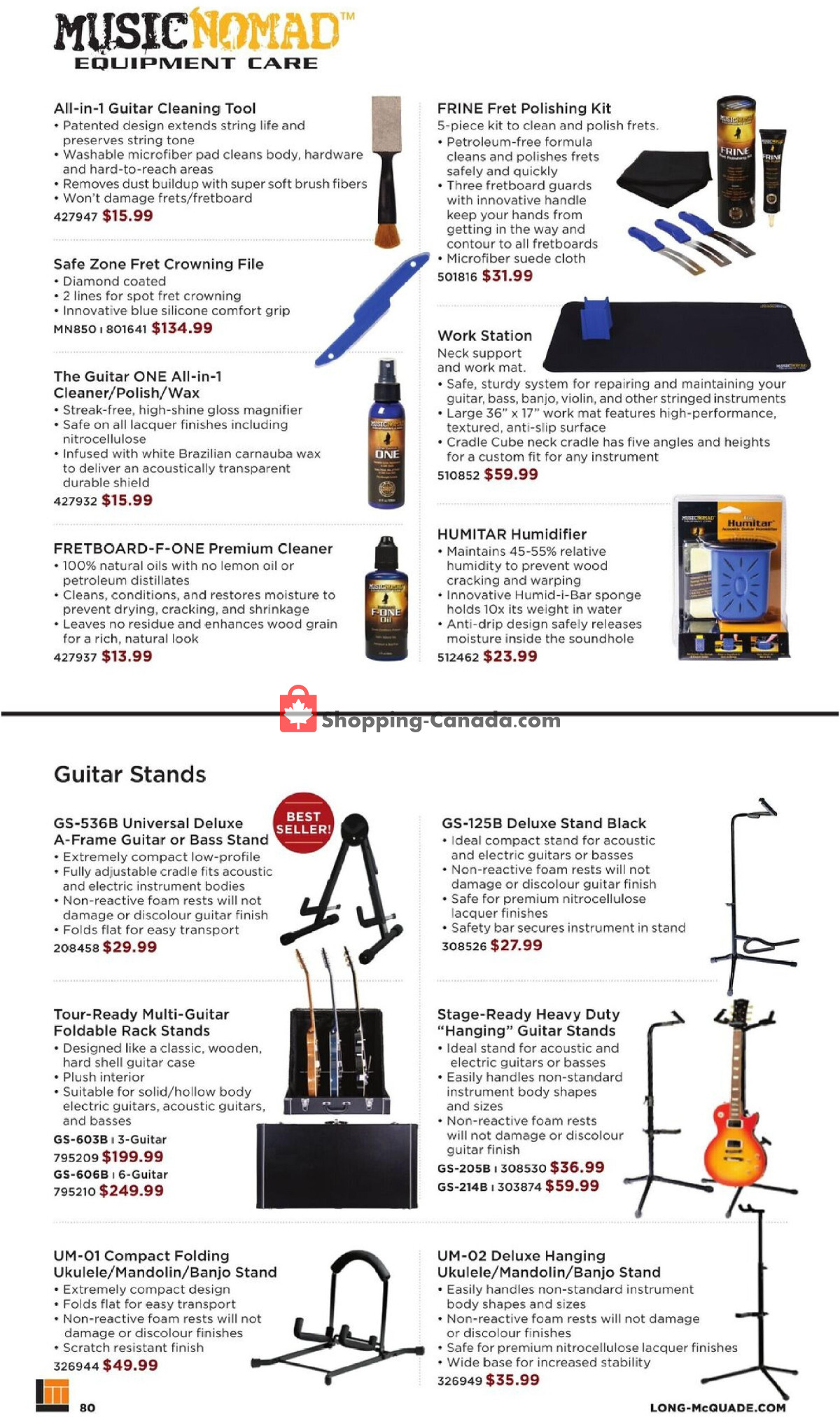 Long & McQuade flyer from Wednesday October 1, 2025 to Friday July 31, 2026 - page 80