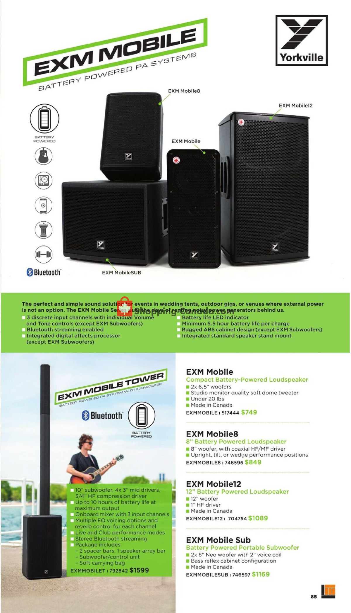 Long & McQuade flyer from Wednesday October 1, 2025 to Friday July 31, 2026 - page 85