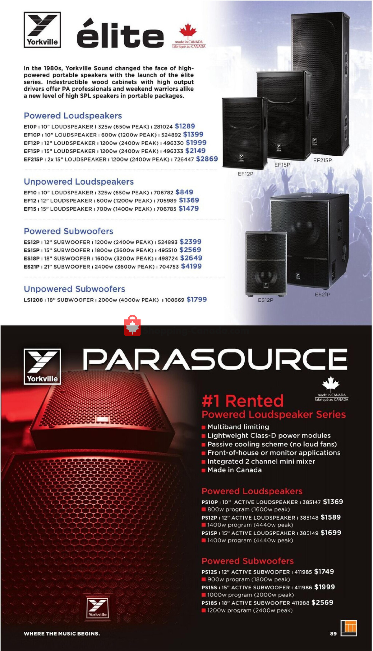 Long & McQuade flyer from Wednesday October 1, 2025 to Friday July 31, 2026 - page 89