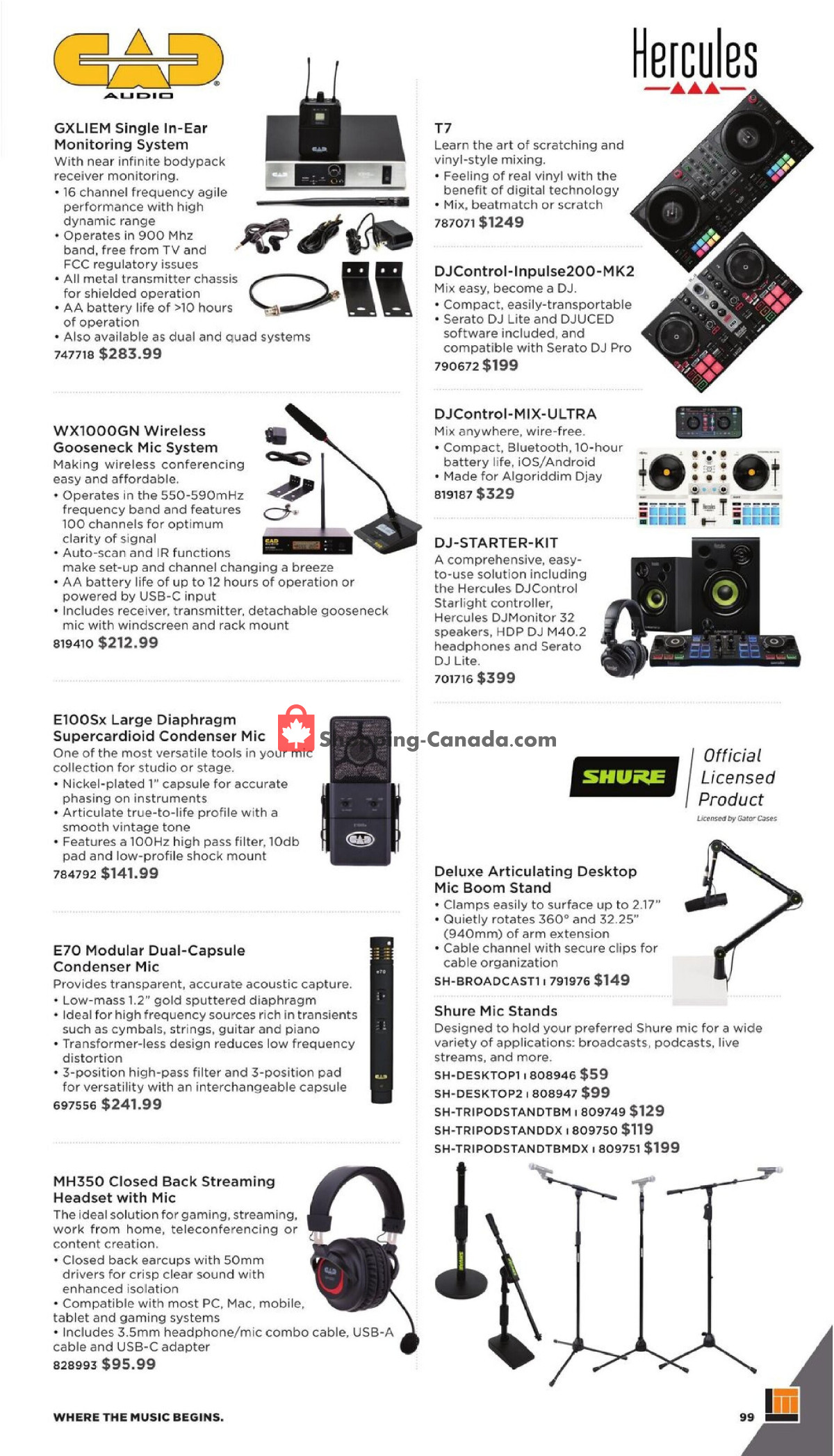 Long & McQuade flyer from Wednesday October 1, 2025 to Friday July 31, 2026 - page 99