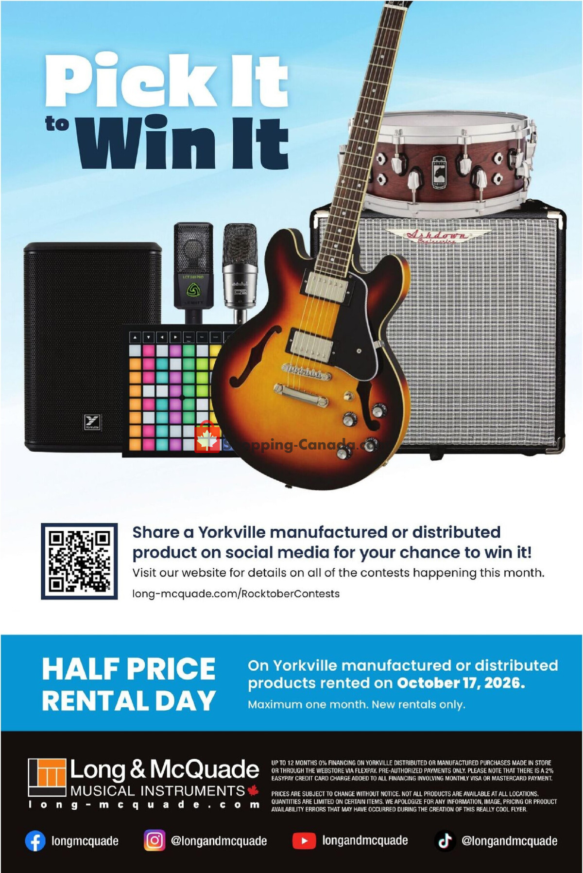 Long & McQuade flyer from Tuesday September 29, 2026 to Saturday October 31, 2026 - page 48