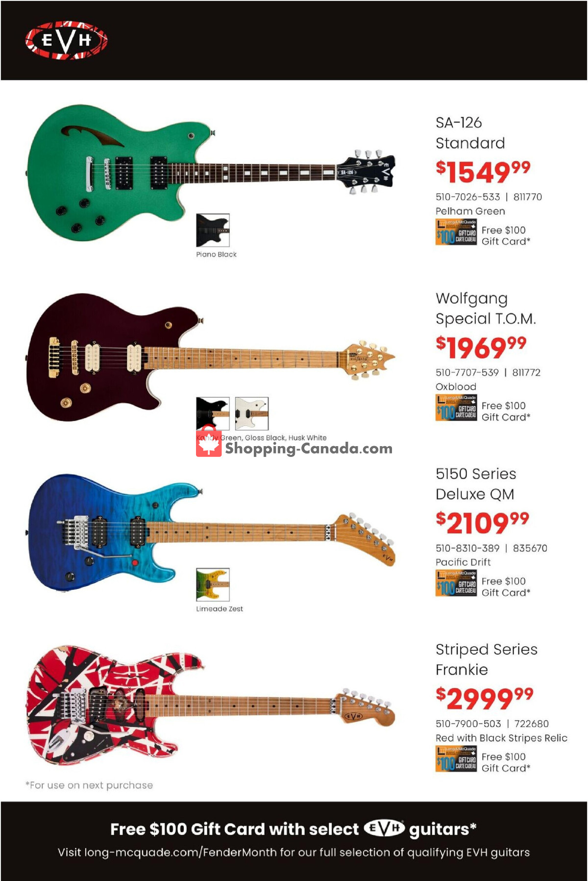 Long & McQuade flyer from Friday July 31, 2026 to Monday August 31, 2026 - page 22