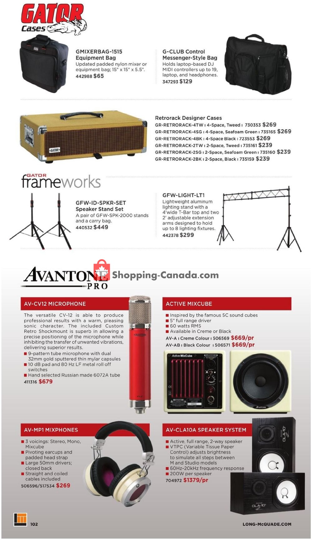 Long & McQuade flyer from Thursday October 8, 2020 to Saturday July 31, 2021 - page 102