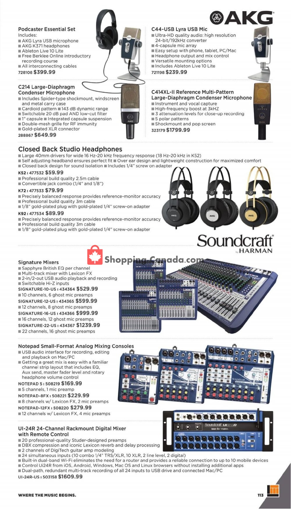 Long & McQuade flyer from Thursday October 8, 2020 to Saturday July 31, 2021 - page 113