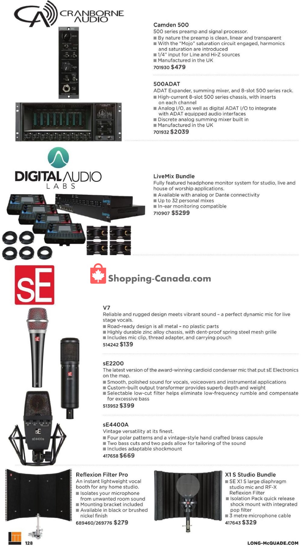 Long & McQuade flyer from Thursday October 8, 2020 to Saturday July 31, 2021 - page 128