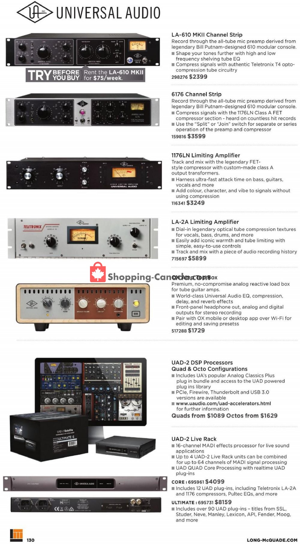 Long & McQuade flyer from Thursday October 8, 2020 to Saturday July 31, 2021 - page 130