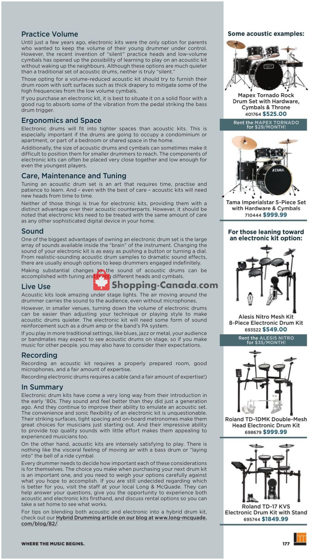 Long & McQuade flyer from Thursday October 8, 2020 to Saturday July 31, 2021 - page 177