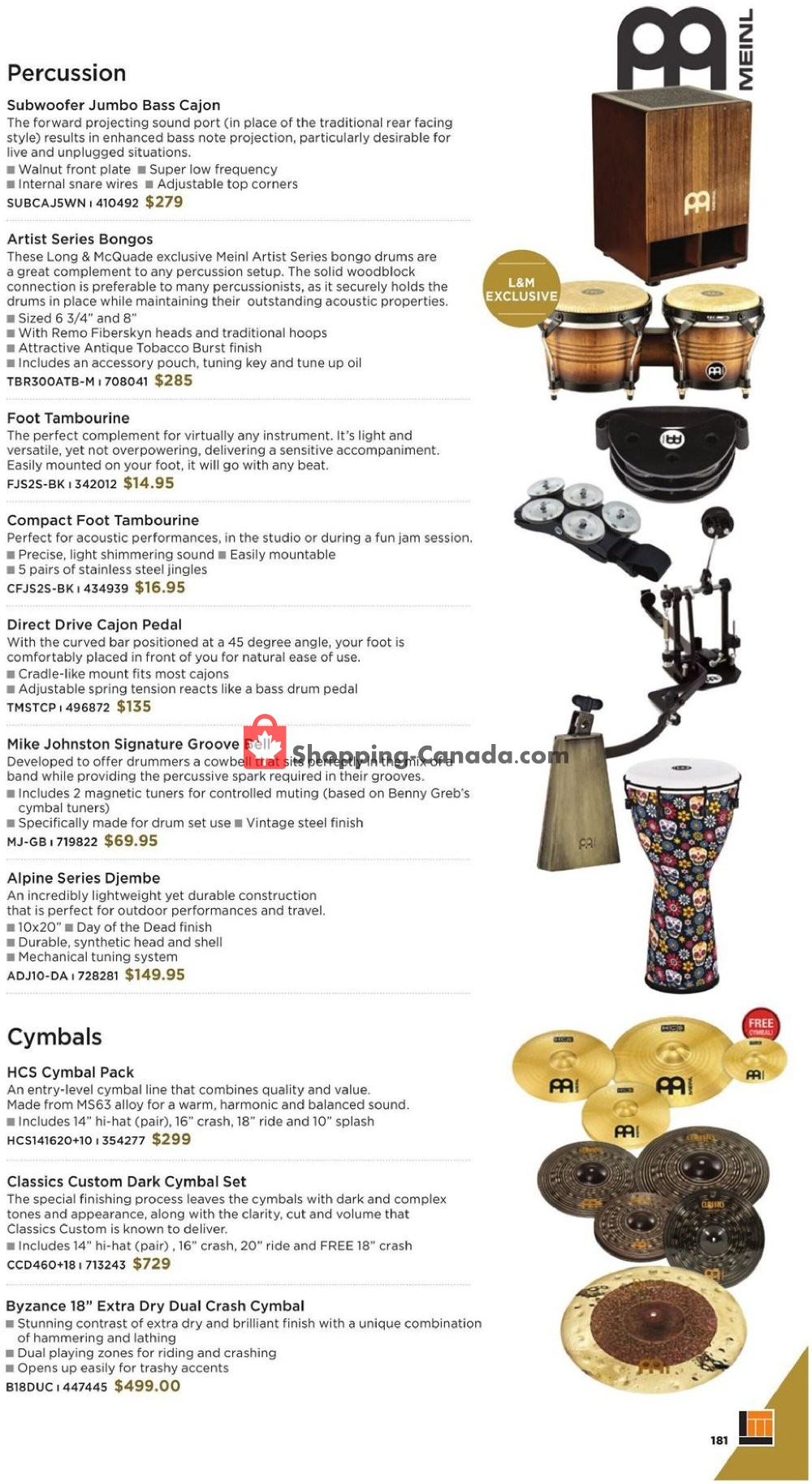 Long & McQuade flyer from Thursday October 8, 2020 to Saturday July 31, 2021 - page 181