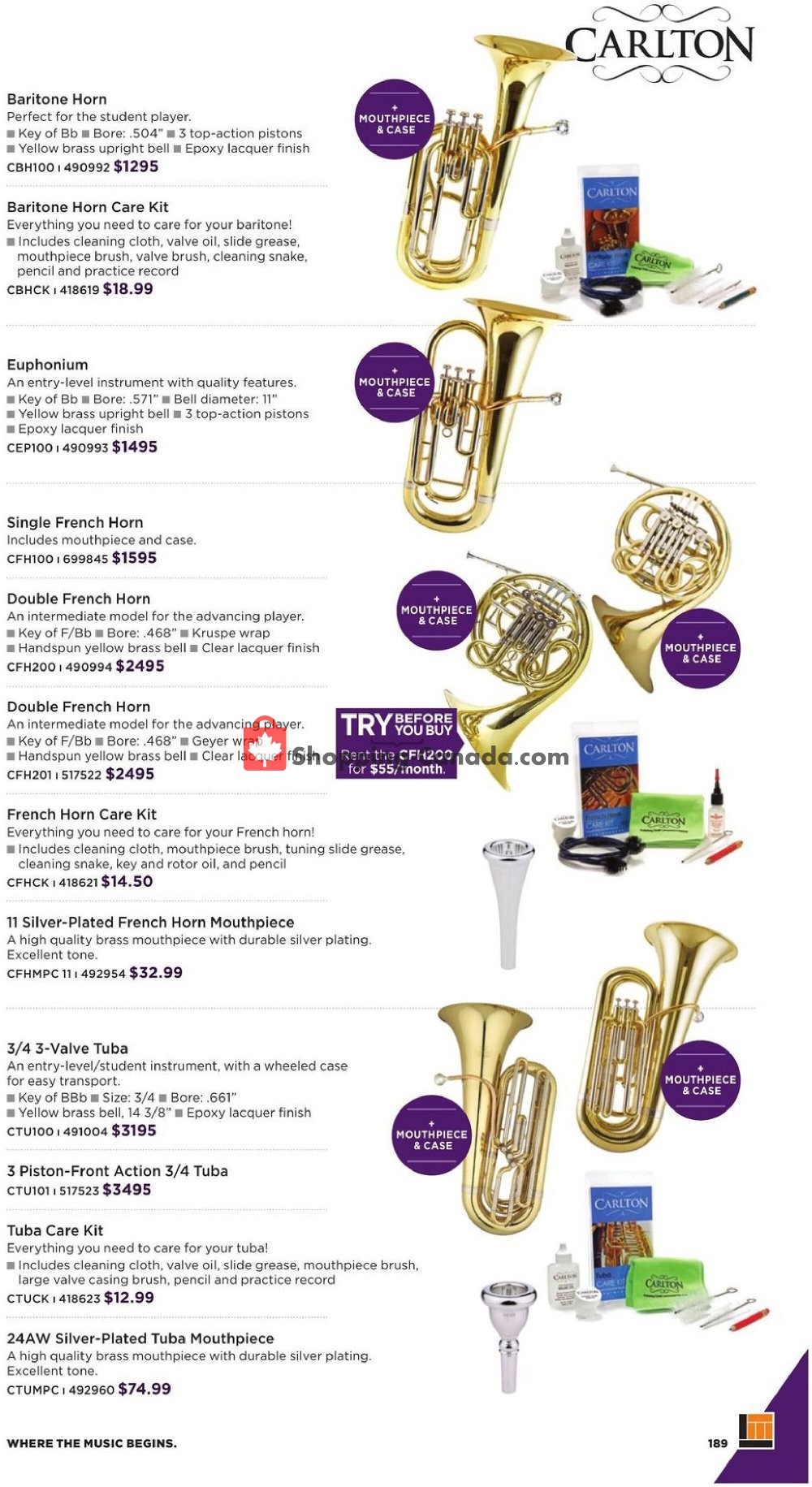 Long & McQuade flyer from Thursday October 8, 2020 to Saturday July 31, 2021 - page 189