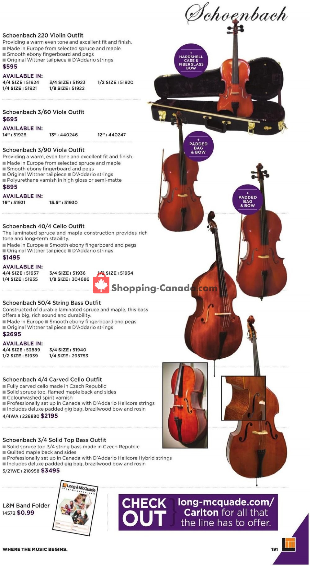 Long & McQuade flyer from Thursday October 8, 2020 to Saturday July 31, 2021 - page 191