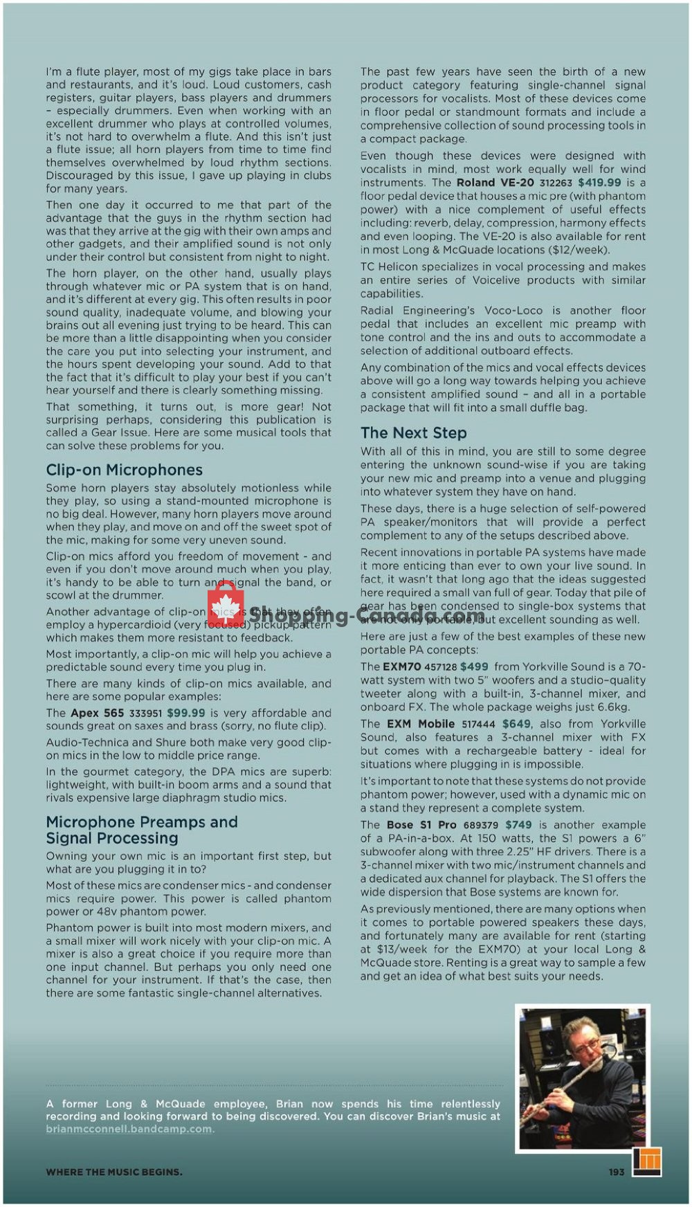 Long & McQuade flyer from Thursday October 8, 2020 to Saturday July 31, 2021 - page 193