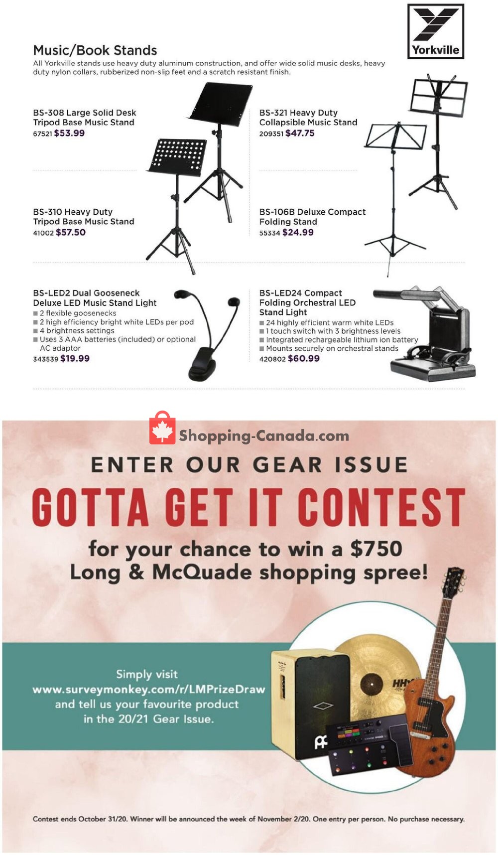 Long & McQuade flyer from Thursday October 8, 2020 to Saturday July 31, 2021 - page 203