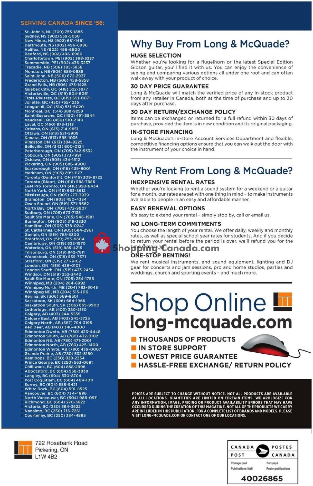 Long & McQuade flyer from Thursday October 8, 2020 to Saturday July 31, 2021 - page 204