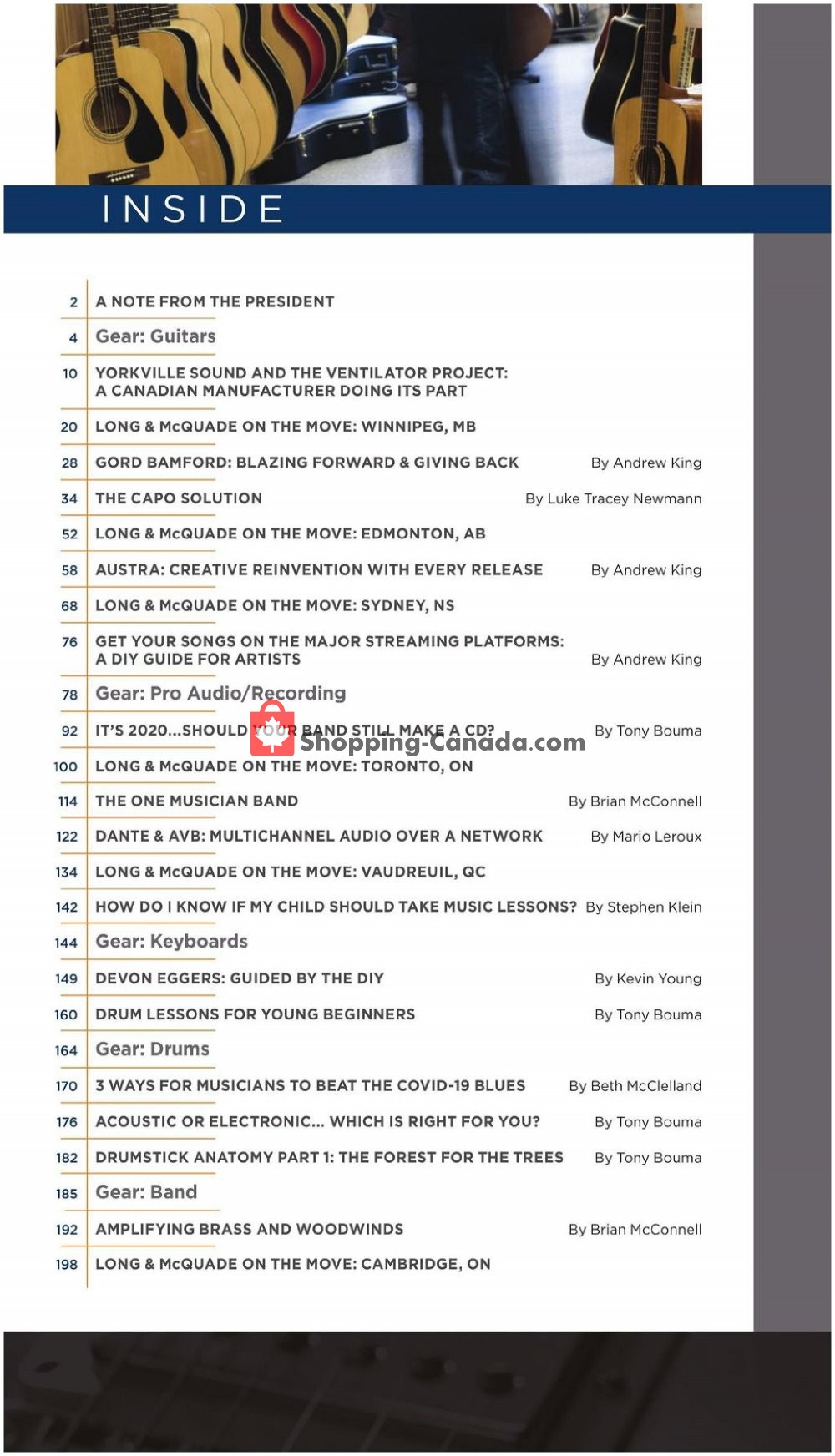 Long & McQuade flyer from Thursday October 8, 2020 to Saturday July 31, 2021 - page 3