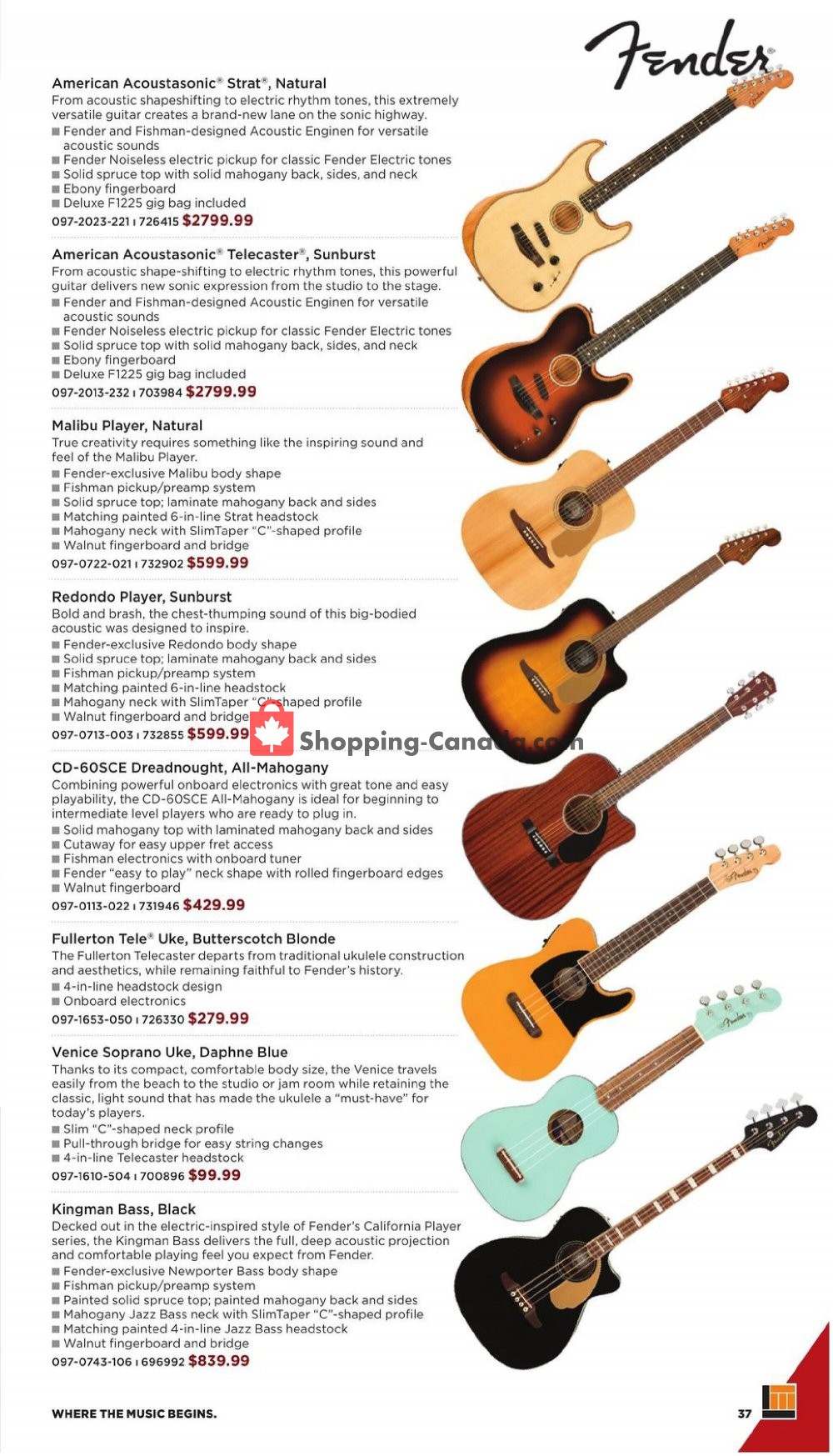 Long & McQuade flyer from Thursday October 8, 2020 to Saturday July 31, 2021 - page 37