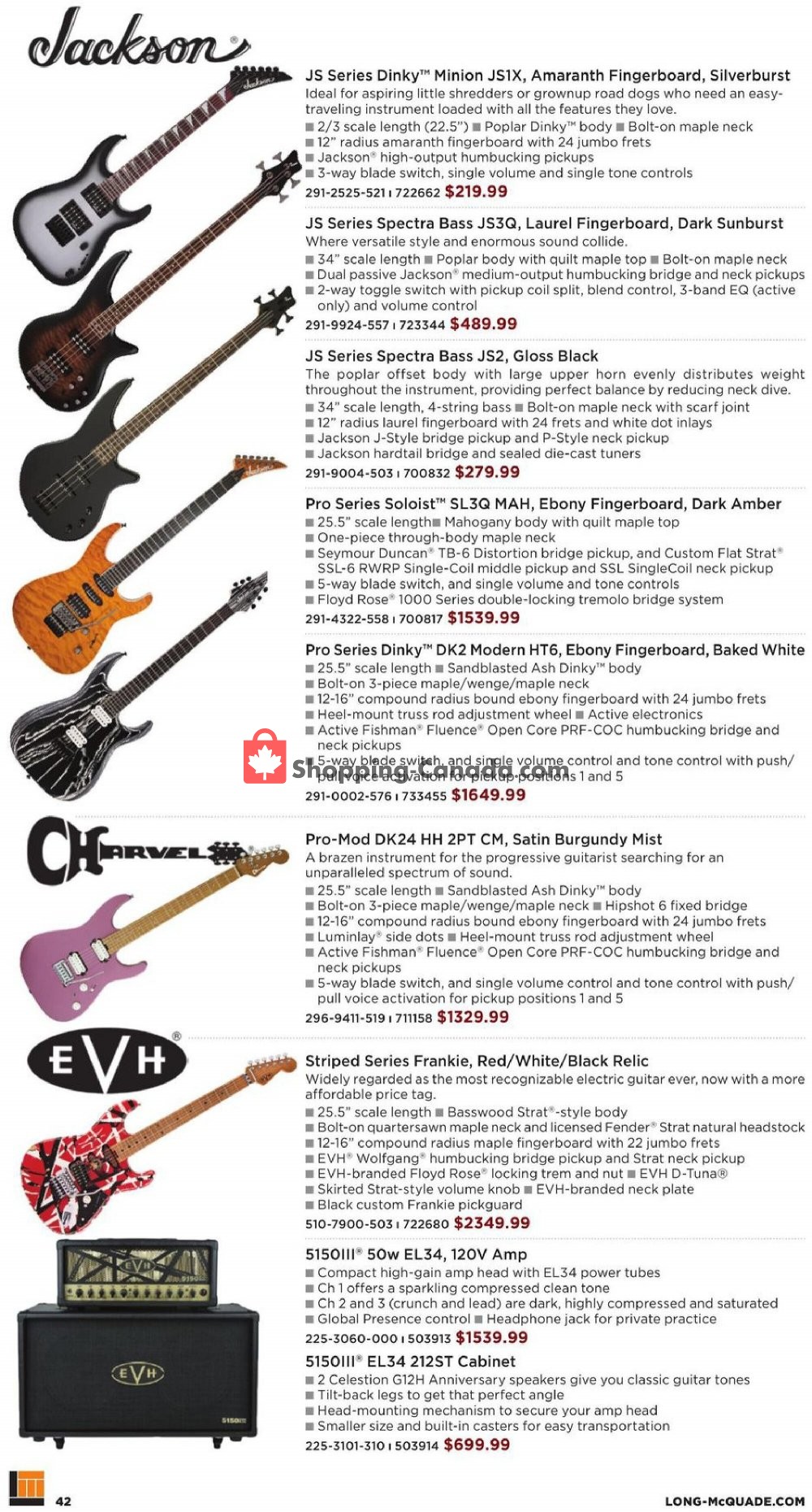 Long & McQuade flyer from Thursday October 8, 2020 to Saturday July 31, 2021 - page 42