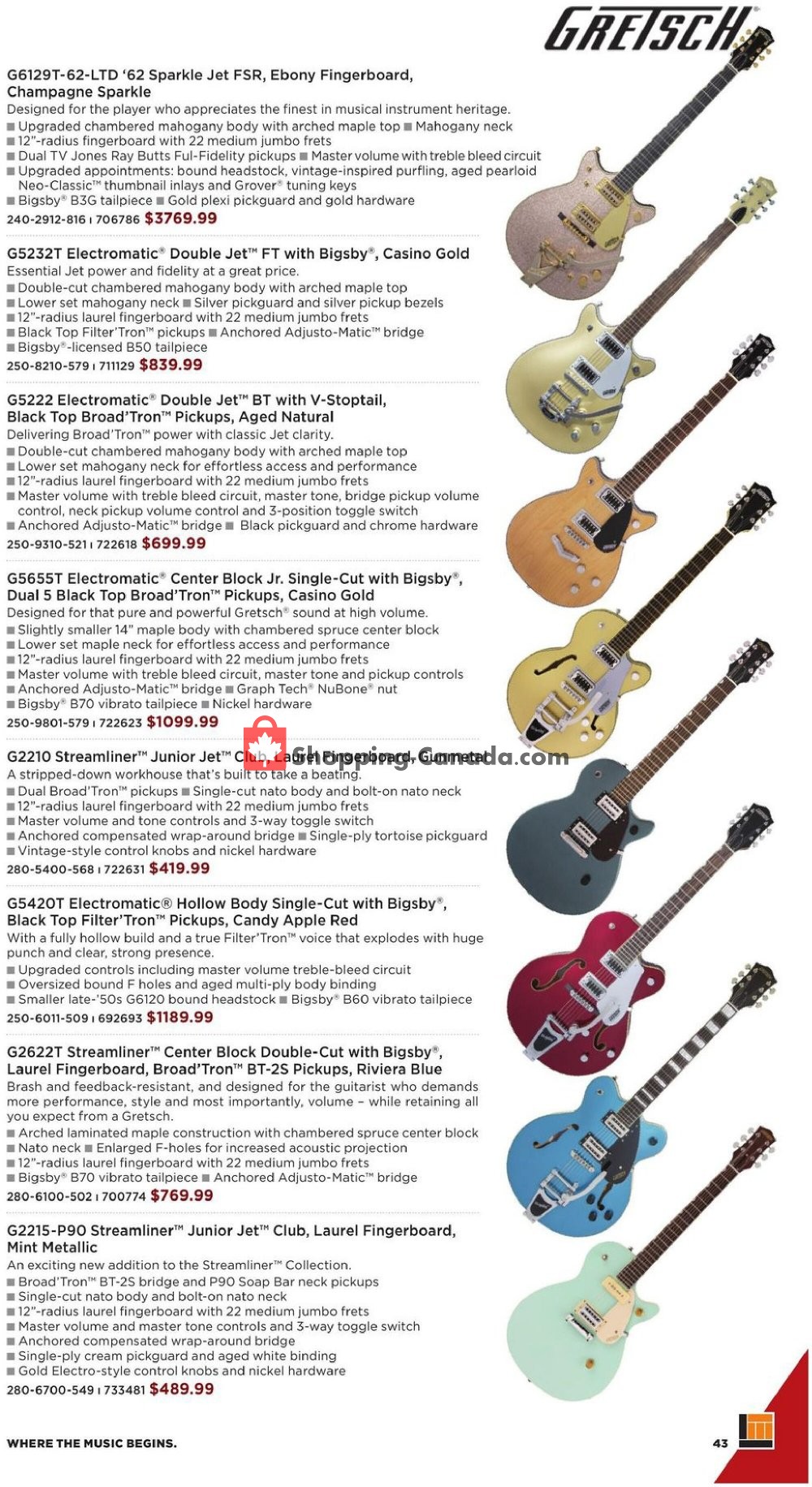 Long & McQuade flyer from Thursday October 8, 2020 to Saturday July 31, 2021 - page 43