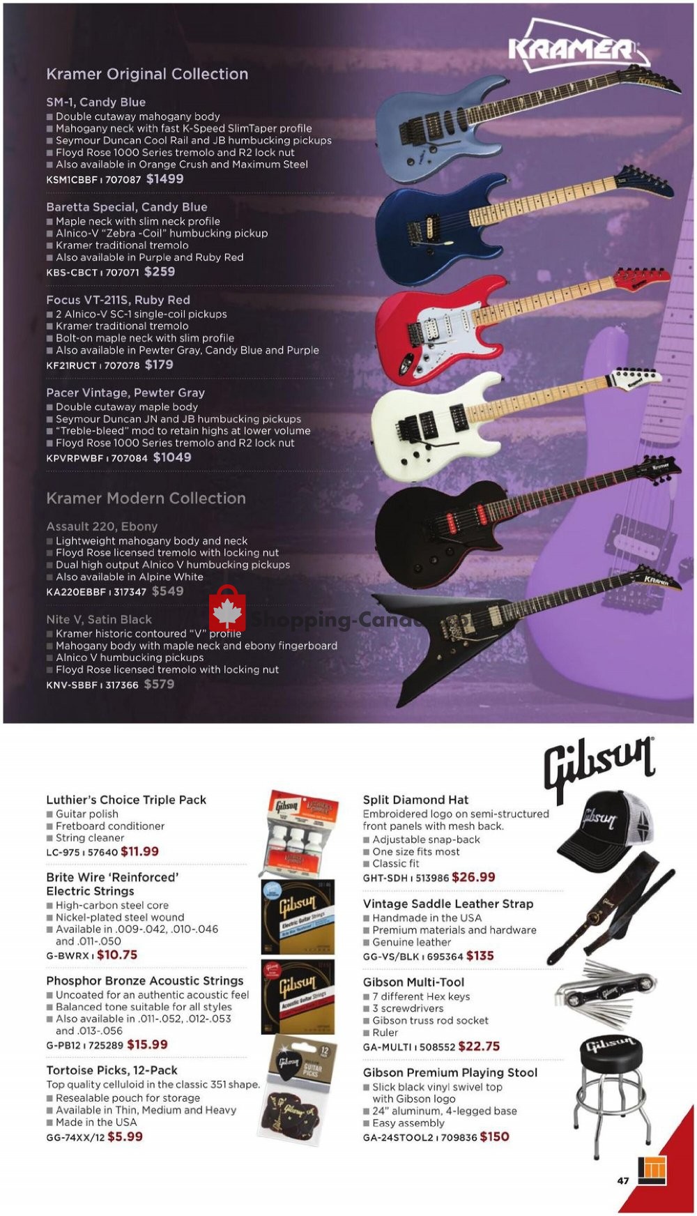 Long & McQuade flyer from Thursday October 8, 2020 to Saturday July 31, 2021 - page 47