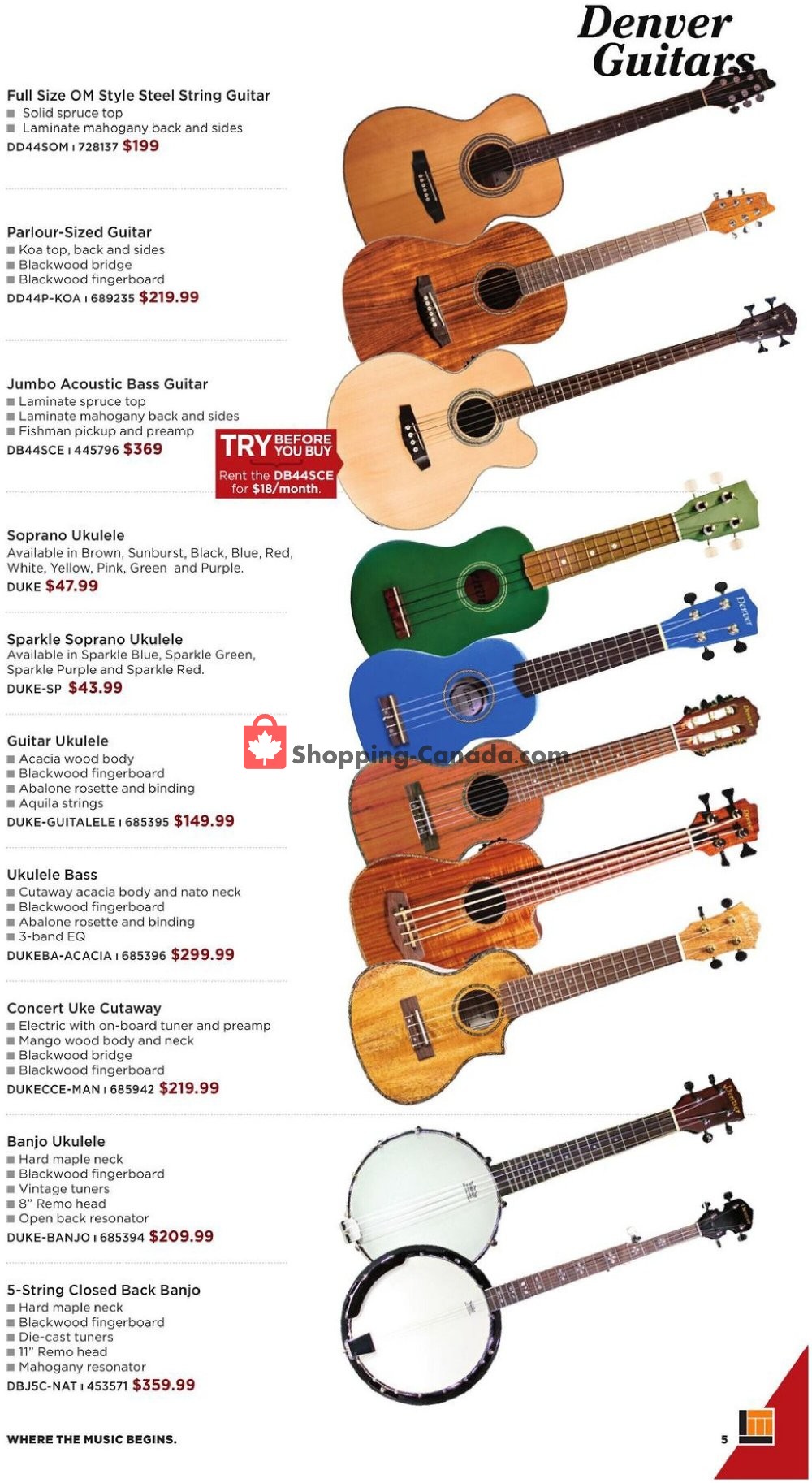 Long & McQuade flyer from Thursday October 8, 2020 to Saturday July 31, 2021 - page 5