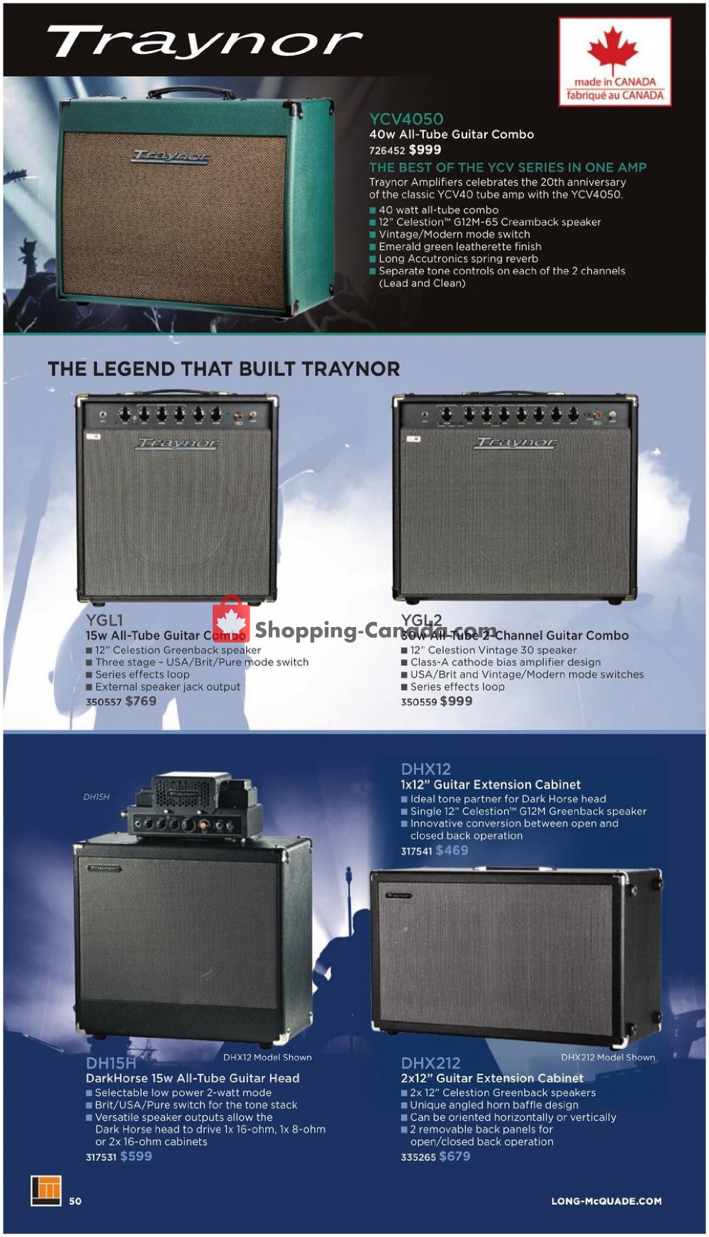 Long & McQuade flyer from Thursday October 8, 2020 to Saturday July 31, 2021 - page 50