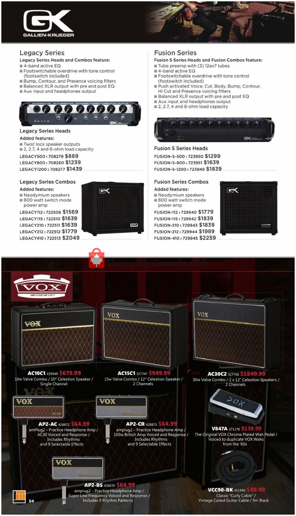 Long & McQuade flyer from Thursday October 8, 2020 to Saturday July 31, 2021 - page 54